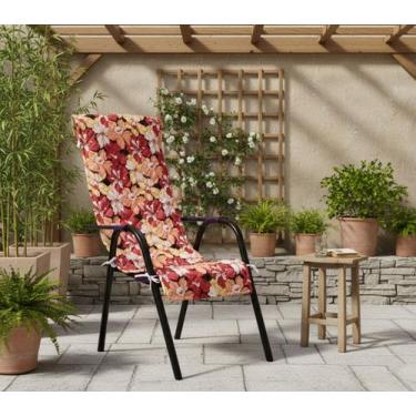 Imagem de Capa Protetora de Cadeira Espreguiçadeira 1 Lugar Floral Variação: Ver