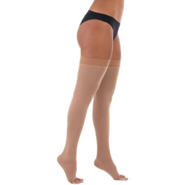 Imagem de Meia 7/8 Comfortline Venosan - 20-30mmHg - Aberta - Bege - Longa - Tam