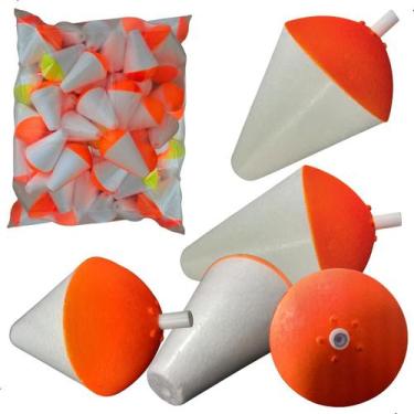 Imagem de Boia Isopor Para Pesca N.13 6,5x10cm Pacote 50 Unidades - Summer