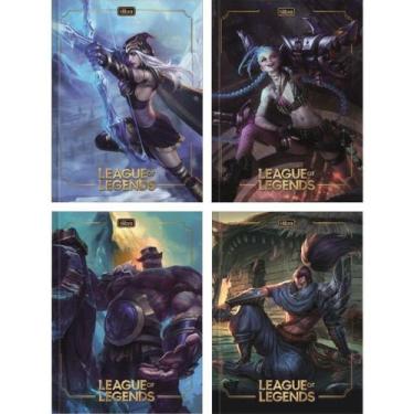 Imagem de Caderno Brochurao Cd 80fls League Of Legends Cp Sortidas - Tilibra