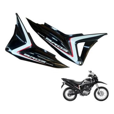 Imagem de Tampa Lateral Nxr Bros 160 modelo 2016 Até 2021 Lado Filtro e Bateria 