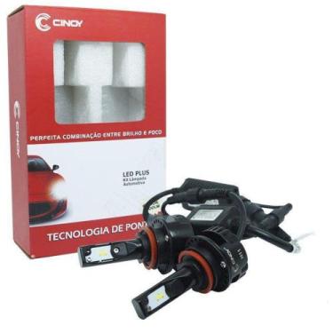 Imagem de Kit Par Lâmpada Super Led Cree Automotiva Farol Carro 8800 Lumens 12V 