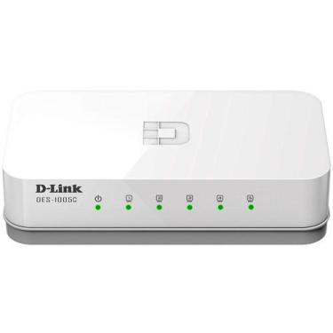 Imagem de Switch 5 Portas 10/100Mbps Fast-Ethernet - DES-1005C D-Link