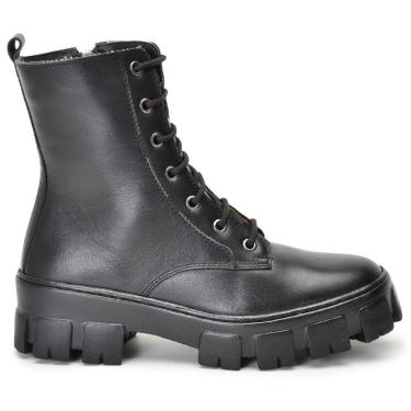 Imagem de Coturno Feminino Couro com Palmilha em Gel