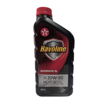 Imagem de Óleo Lubrificante do Motor Texaco Havoline 20W50 Superior SL Mineral 1