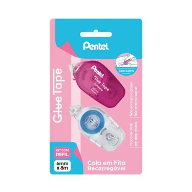 Imagem de Cola em Fita recarregavel com Refil Pentel
