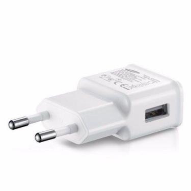 Imagem de Carregador Adaptador Celular 5v 3.1A Fonte USB Bivolt Branco - MLS