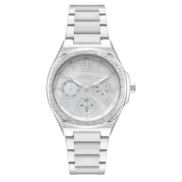 Imagem de Relógio Euro Feminino Multiglow Prata - EU6P79AF/4B-Feminino