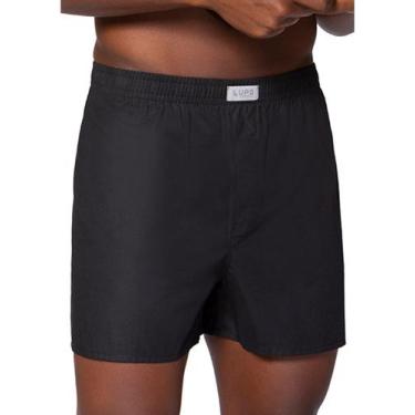 Imagem de Cueca Samba Canção Lupo 18612-001, Preto, M