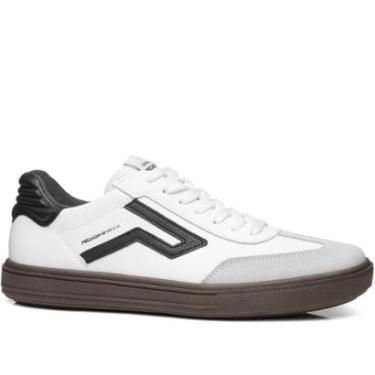 Imagem de Tênis Casual Pegada Masculino em Couro Branco 111507-02-Masculino