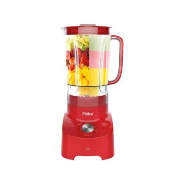 Imagem de Liquidificador Philco Reverse PLQ1300 1200W 110V, Vermelho, 110V