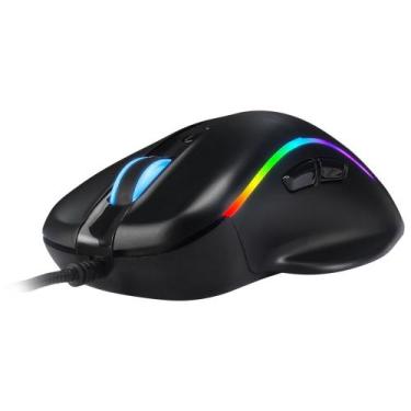 Imagem de Mouse Óptico Gamer Titan Ms318 Usb 14400 Dpi Macro Led - Oex
