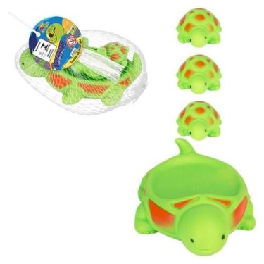 Imagem de Saboneteira Infantil Brinquedo de Banho Bebe Sapinho Elefante Tartarug