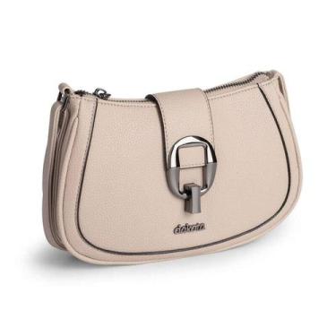 Imagem de Bolsa Dakota Transversal - Feminina - Bege, Bege