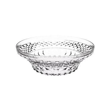 Imagem de Saladeira Tigela Redonda 3,3L Glassy Crippa Transparente Plástica Salada Pipoca Sobremesa
