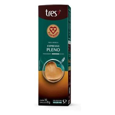 Imagem de Café capsula 3 corações tres espresso pleno 10x8g