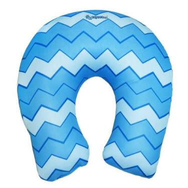 Imagem de Almofada De Amamentação Premium Para Bebe Criança - Sapeca Kids, Azul 