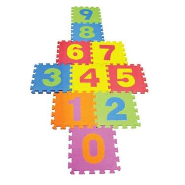 Imagem de Tapete Atividades Infantil Tatame Educativo Numero 10 Peças