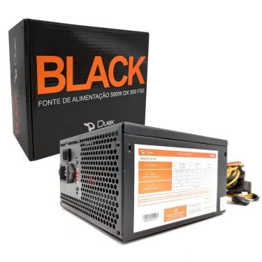 Imagem de Fonte de Alimentação ATX 500FSE 500W Real com Seletor 110V 220V Ventilador 12cm Duex