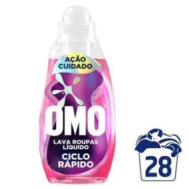 Imagem de Lava-Roupas Líquido Omo Ciclo Rápido Ação Cuidado Frasco 1,4l