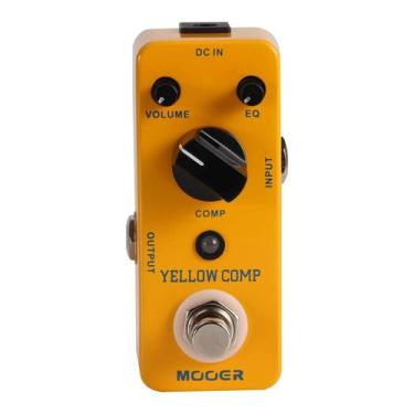 Imagem de Compressor De Guitarra E Baixo MOOER Amarelo Com True Bypass, EQ E Vol
