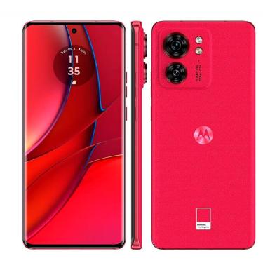 Imagem de Smartphone Motorola Edge 40 5g Viva Magenta 256gb 8gb Ram Tela De 6.55 Vermelho
