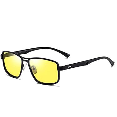 Imagem de Óculos de Sol Masculino com Armação de Metal Óculos Polarizado com Proteção Uv400 (C3)