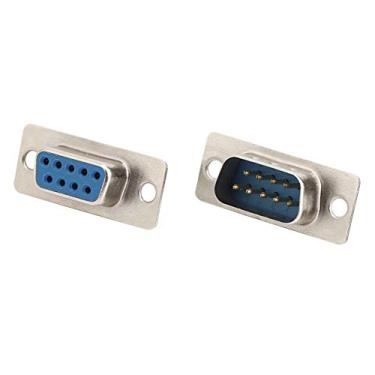 Imagem de Estanhado conector macho DB-9 Core, conector DB9 Core, tela sensível ao toque durável para controle de acesso