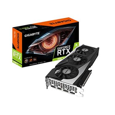 Imagem de GIGABYTE Placa de vídeo GeForce RTX 3060 Ti Gaming OC 8G (REV2.0), 3X ventiladores WINDFORCE LHR, 8GB 256-bit GDDR6, GV-N306TGAMING OC-8GD REV2.0