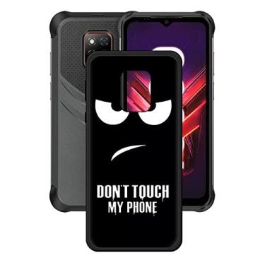 Imagem de FZYM Capa para Ulefone Power Armor 14 Pro, capa protetora preta fina macia e fina de poliuretano termoplástico flexível proteção bumper capa para Ulefone Power Armor 14 Pro (6,5 polegadas) - OP11