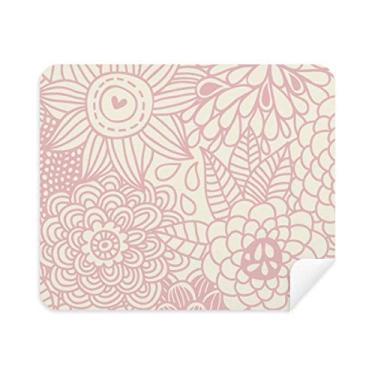 Imagem de Pano de limpeza de tela para telefone com tinta vegetal Sun Flower Line 2 peças tecido de camurça