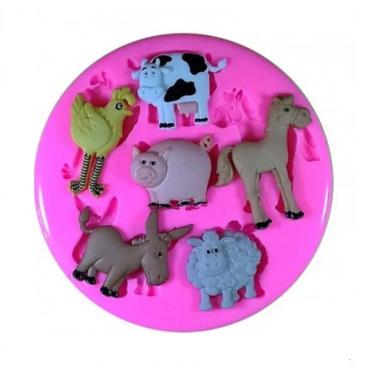 Imagem de Molde De Silicone Fazenda, Animais