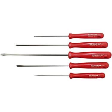 Imagem de Jogo de chaves de fenda e phillips com 5 peças aço cromo vanádio - Gedore Red