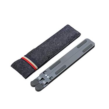 Imagem de Suporte para laptop X Style ajustável dobrável em liga de alumínio para escritório e mesa para mesa Maxbook Pro Air de 18 a 38 cm