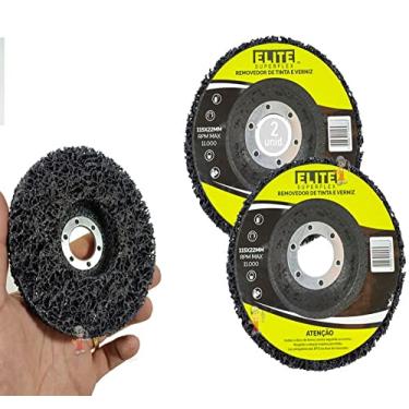 Imagem de 2 Discos De Limpeza Flap remuver Removedor de tintas vernizes pintura em metal e madeira Lixadeira