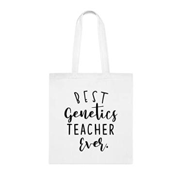 Imagem de Sacola de professor de genética, presente para professor de genética, bolsa de ombro para professor de genética, bolsas reutilizáveis para professores de genética, ideia de presente