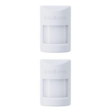 Imagem de Kit 2 Sensores Infra Sem Fio Pet Immunity 20 Kg IVP 1000 PET Smart Intelbras