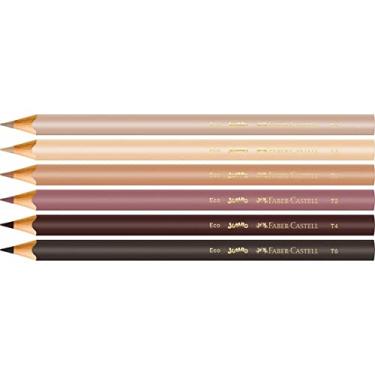 Imagem de Faber-Castell Lápis De Cor, Jumbo, Caras E Cores, 6 Cores, Modelo: 125006CC, Cor: Multicor