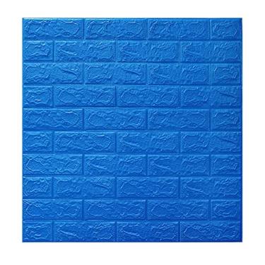 Imagem de Painéis de parede 3D, papel de parede 3D para impressão de tijolos Wallpape Bastão e descasque, painel de tijolos falsos de espuma à prova d'água autoadesivos para quarto, banheiro, cozinha, lareira 0,8 m x 0,7 m, 20 peças