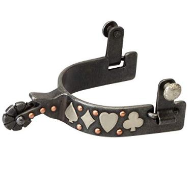 Imagem de Weaver Leather Espora masculina com design de terno de cartão, terno preto