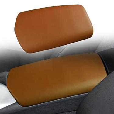 Imagem de FINMOKAL Tampa Do Console Central De Couro Tampa Do Apoio De Braço Da Porta Dianteira Para BMW Z4 E89 2009-2015 Marrom