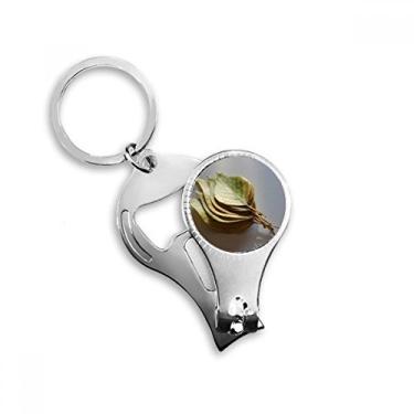 Imagem de Simpol Leaf Planta Imagem Natureza Alicate Anel Chaveiro Abridor de Garrafas Cortador