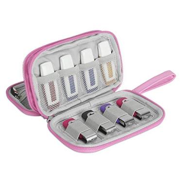 Imagem de Bolsa de acessórios eletrônicos à prova d'água para pen drive USB, portátil, à prova d'água, para pen drives USB, cartões SD, fone de ouvido e outros acessórios pequenos, 17,8 x 8,9 x 4,4 cm, preta, r