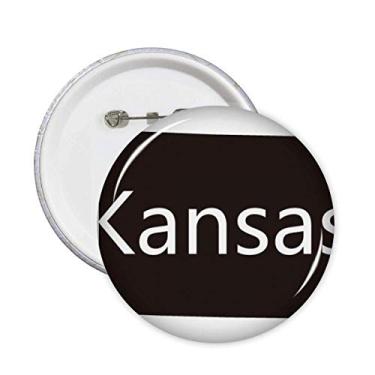 Imagem de Kansas America EUA Mapa contorno pinos crachá botão emblema decoração acessório 5 peças