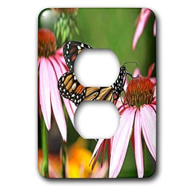 Imagem de 3dRose Tampa de tomada com 2 plugues de borboletas monarcas lsp_4663_6