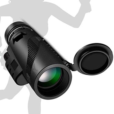 Imagem de Telescópio Monocular 40X60 HD Monocular Telescópio Adultos com Suporte para Smartphone e Tripé de Atualização, BAK4 Prism Monocular à Prova D' Água para Celular para Caminhadas Observação de