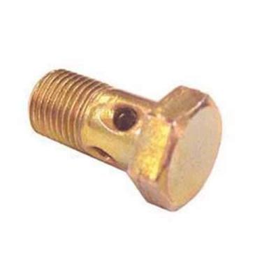 Imagem de CAIXA 10 PARAFUSO BANJO 10X1X18 COM 4 FUROS SEXTAVADO 14MM