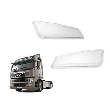 Imagem de PAR LENTE FAROL AUXILIAR para PARA VOLVO FH13 FM13 2010 A 2014 LD LE