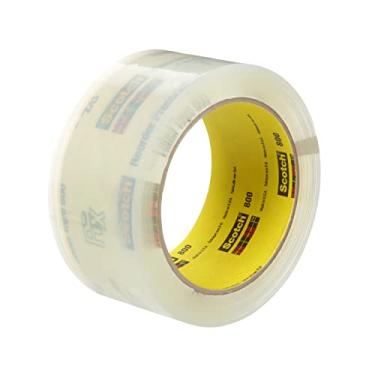 Imagem de 3M (800) Fita de etiqueta de grau 800 transparente, 5 cm x 72 yd [Voc est comprando a quantidade m nima do pedido que de 12 rolos]
