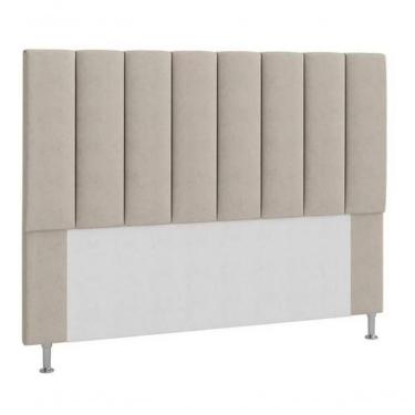 Imagem de Cabeceira Estofada Cama Box Casal 140 Cm Bege